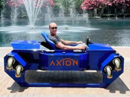 FusionFlight Axion: A jet-powered vertical takeoff and landing aircraft that ditches its rotors for thrust.